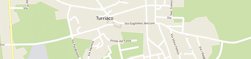Mappa della impresa urbanaz adriana a TURRIACO