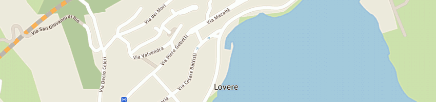 Mappa della impresa servizio casa lovere srl a LOVERE