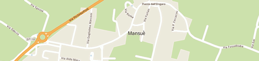 Mappa della impresa comune di mansue' a MANSUE 