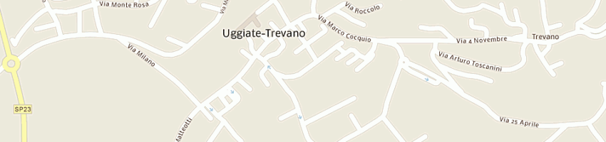 Mappa della impresa parrocchia a UGGIATE TREVANO