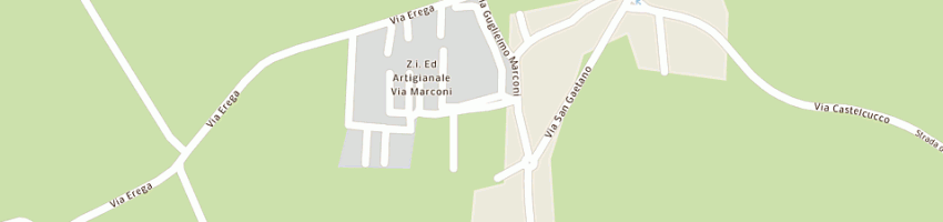 Mappa della impresa zonato abbigliamento di luca e katya zonato sas a CASTELCUCCO