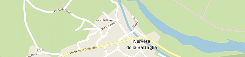 Mappa della impresa de sordi lino a NERVESA DELLA BATTAGLIA