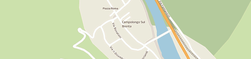 Mappa della impresa basso romeo a CAMPOLONGO SUL BRENTA