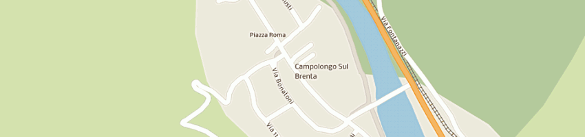 Mappa della impresa comune di campolongo sul brenta a CAMPOLONGO SUL BRENTA