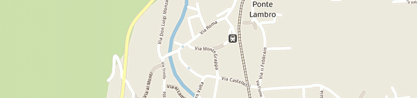 Mappa della impresa centro estetico mascara a PONTE LAMBRO