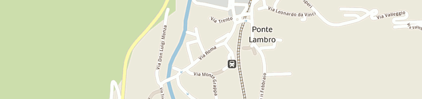 Mappa della impresa municipio a PONTE LAMBRO
