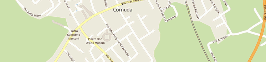 Mappa della impresa bar cafe' venge' a CORNUDA