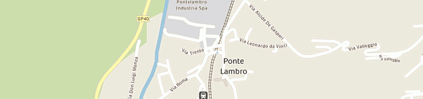 Mappa della impresa prina sport a PONTE LAMBRO