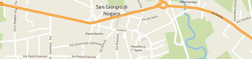 Mappa della impresa centro ottico di da corta' urbano a SAN GIORGIO DI NOGARO