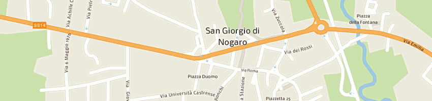 Mappa della impresa azienda per i servizi sanitari n5 bassa friulana a SAN GIORGIO DI NOGARO