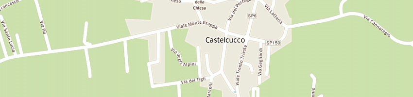Mappa della impresa gobbato giuseppe a CASTELCUCCO