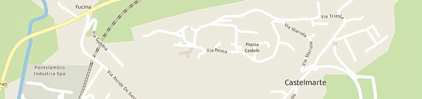 Mappa della impresa municipio a CASTELMARTE