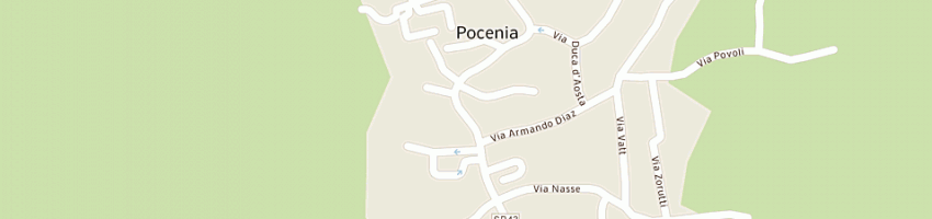 Mappa della impresa bertuzzi bruno a POCENIA