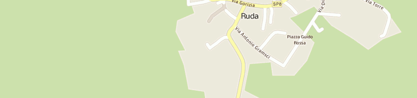 Mappa della impresa vivai di ruda a RUDA