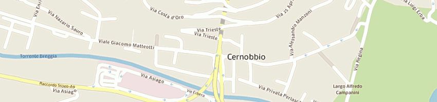Mappa della impresa lino orefice snc di cleto orefice a CERNOBBIO