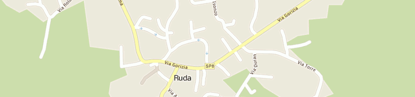 Mappa della impresa comune di ruda scuola dell'infanzia a RUDA