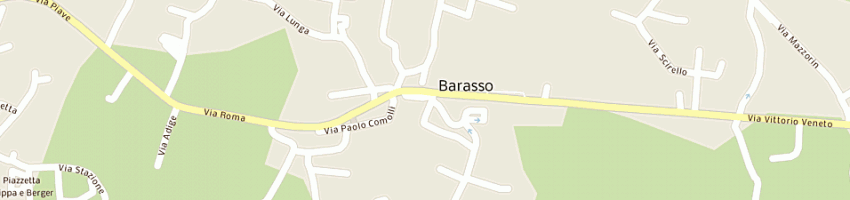 Mappa della impresa albergo bar roma a BARASSO