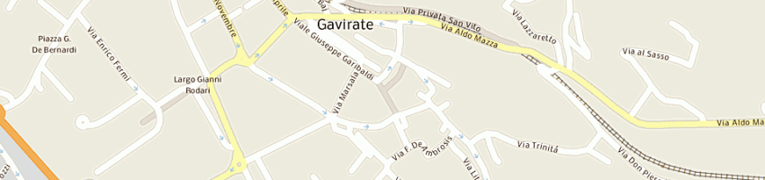 Mappa della impresa autoforniture gaviratesi snc a GAVIRATE