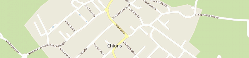 Mappa della impresa tuttomobili di luvison viviana a CHIONS