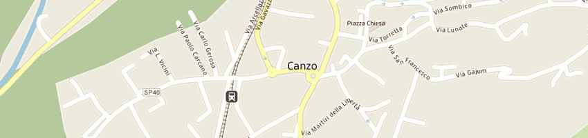 Mappa della impresa foto video pubblicita' a CANZO
