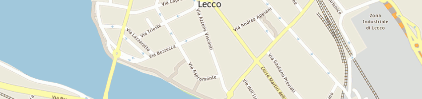 Mappa della impresa piras piergiorgio a LECCO