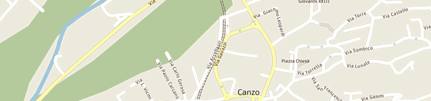 Mappa della impresa linea maglia a CANZO