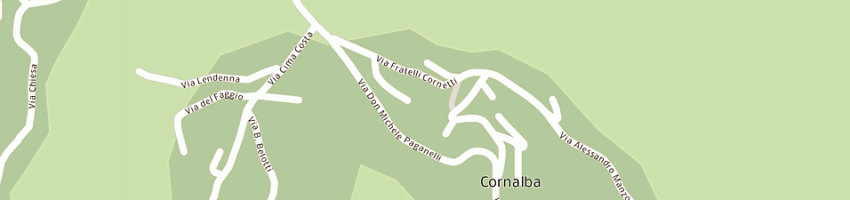 Mappa della impresa comune di cornalba a CORNALBA