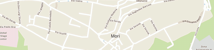 Mappa della impresa bar trattoria baroldi a MORI