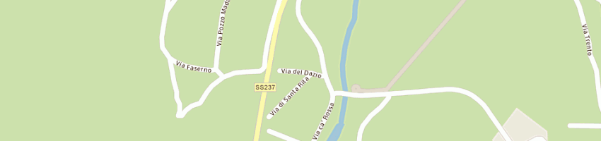 Mappa della impresa garda pelle sas di baratella saverio e c a STORO