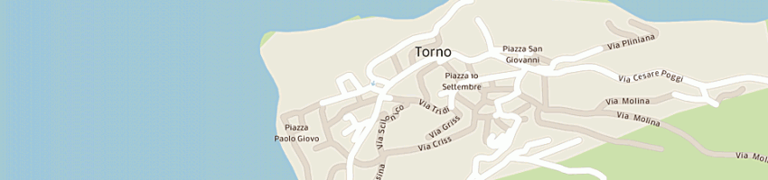 Mappa della impresa bar pianta di caminada carlo a TORNO