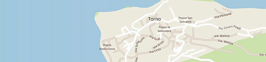 Mappa della impresa pensione villa flora di molinari e cavadini snc a TORNO