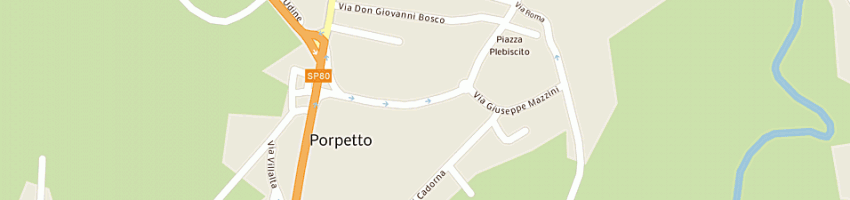 Mappa della impresa di bert daniela e c sas a PORPETTO