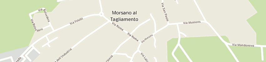 Mappa della impresa gazziola sonia a MORSANO AL TAGLIAMENTO
