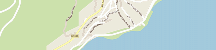 Mappa della impresa albergo posta ristorante (sas) a MOLTRASIO