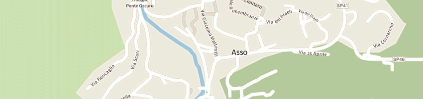 Mappa della impresa pina barbara a ASSO