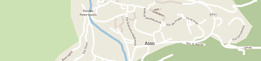 Mappa della impresa mso di macrina salvatore a ASSO