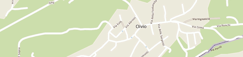 Mappa della impresa il borgo musicale a CLIVIO