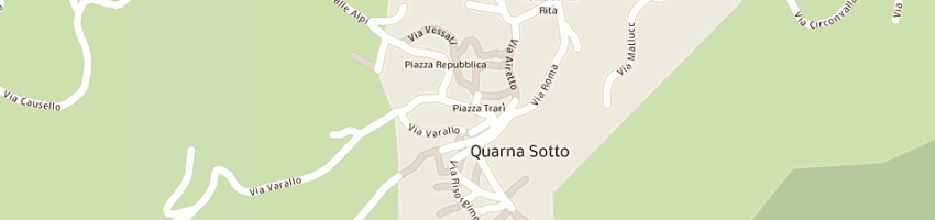 Mappa della impresa municipio a QUARNA SOTTO