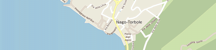 Mappa della impresa hotel ristorante benaco a NAGO TORBOLE