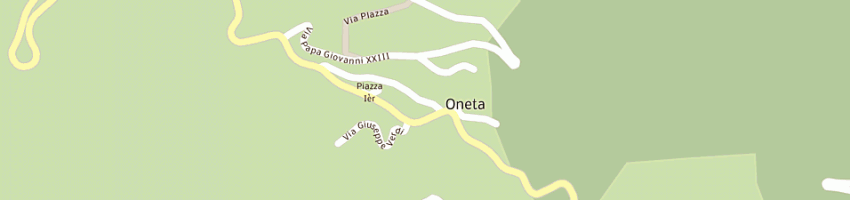 Mappa della impresa centro sportivo valle (snc) a ONETA