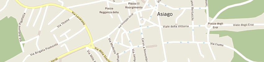 Mappa della impresa spiller immobiliare a ASIAGO