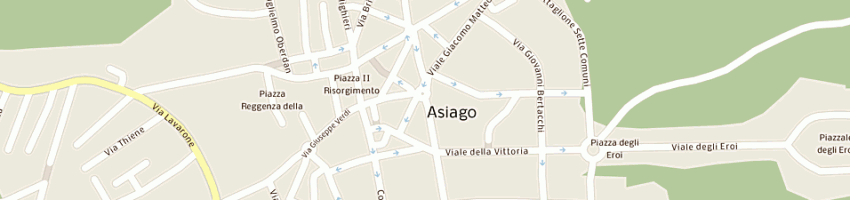 Mappa della impresa pizza pazza di pozza silvio a ASIAGO