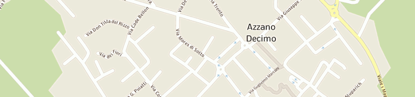 Mappa della impresa libreria hermes di rovina ettore a AZZANO DECIMO