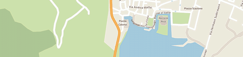 Mappa della impresa bar pizzeria nazionale a RIVA DEL GARDA