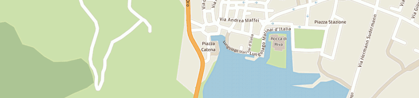 Mappa della impresa bar gelateria il vecchio porto a RIVA DEL GARDA