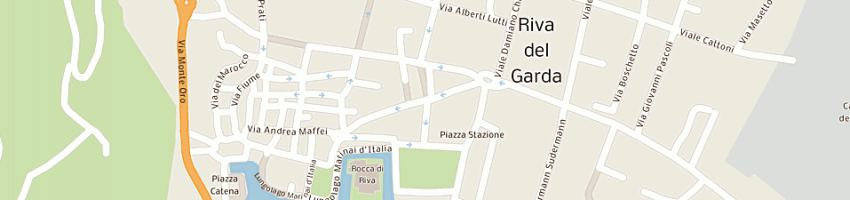 Mappa della impresa poste italiane spa a RIVA DEL GARDA