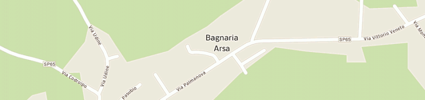 Mappa della impresa centro equitazione ai bastioni a BAGNARIA ARSA