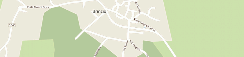 Mappa della impresa municipio a BRINZIO
