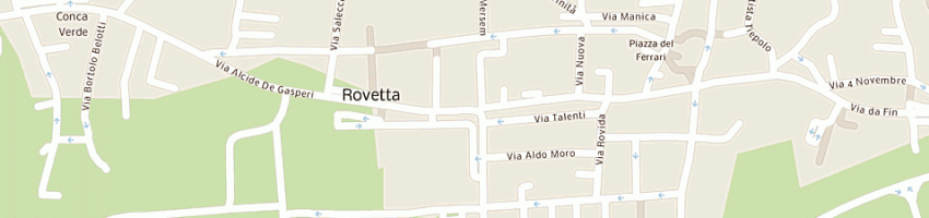 Mappa della impresa mobilificio rovettese sas a ROVETTA