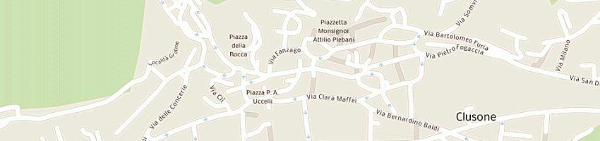 Mappa della impresa galli paolo a CLUSONE